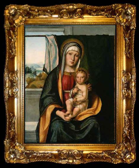 framed  Boccaccio Boccaccino Madonna, ta009-2